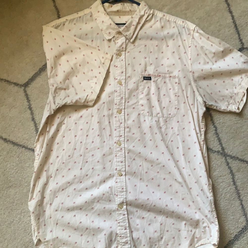 RVCA collared button down shirt